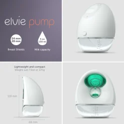 Hands-Free, Wearable Electric Breast Pump