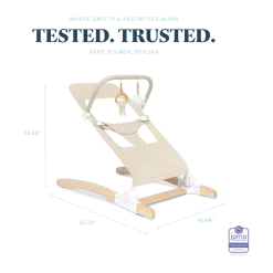 Heirloom Aspen Organic Wooden Bouncer