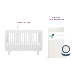 Hudson Crib & Organic Mattress Bundle