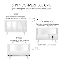 Hudson Crib & Organic Mattress Bundle