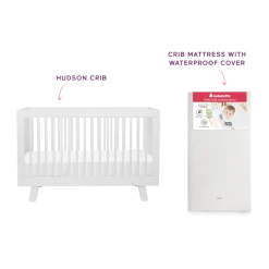Hudson Crib & Pure Core Mattress Bundle