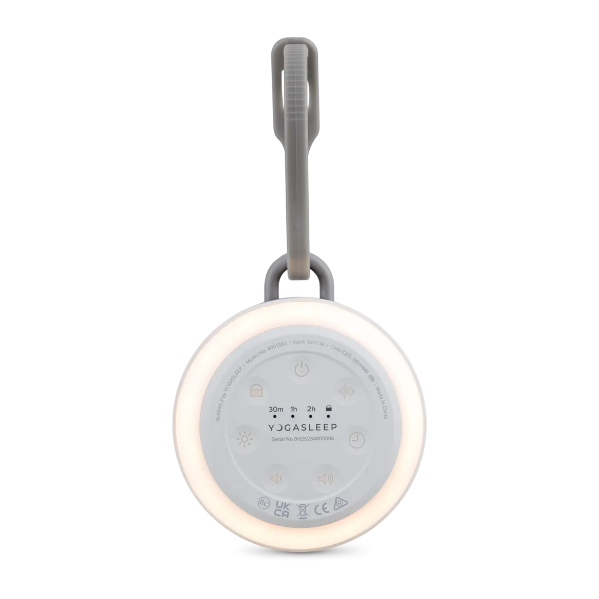 Hushh 2 Travel Sound Machine and Night Light