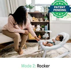 Ingenuity Keep Cozy 3-in-1 Grow with Me Baby Bouncer, Rocker & Toddler Seat