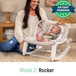 Ingenuity Keep Cozy 3-in-1 Grow with Me Baby Bouncer, Rocker & Toddler Seat