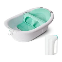 4-in-1 Grow With Me Bath Tub & Rinse Cup Bundle