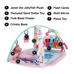 4-in-1 Kickin Tunes Music and Learning Play Gym