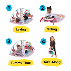 4-in-1 Kickin Tunes Music and Learning Play Gym