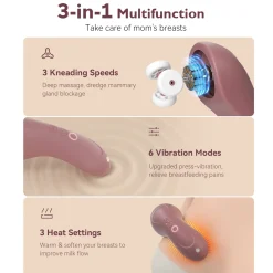 3-in-1 Kneading Lactation Massager