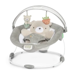 InLighten Baby Bouncer Seat with Light Up Toy Bar