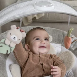 InLighten Baby Bouncer Seat with Light Up Toy Bar