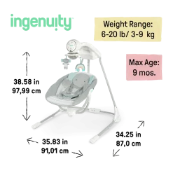 InLighten Soothing Baby Swing