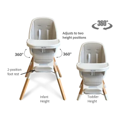 2-in-1 Turn-A-Tot High Chair