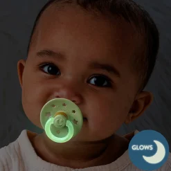 Itzy Soother Glow in the Dark Natural Rubber Pacifier