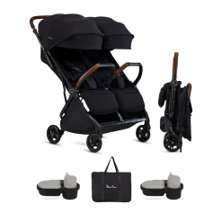 Jet Double Stroller and Accessory Bundle