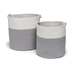 Large & Medium Rope Basket Set
