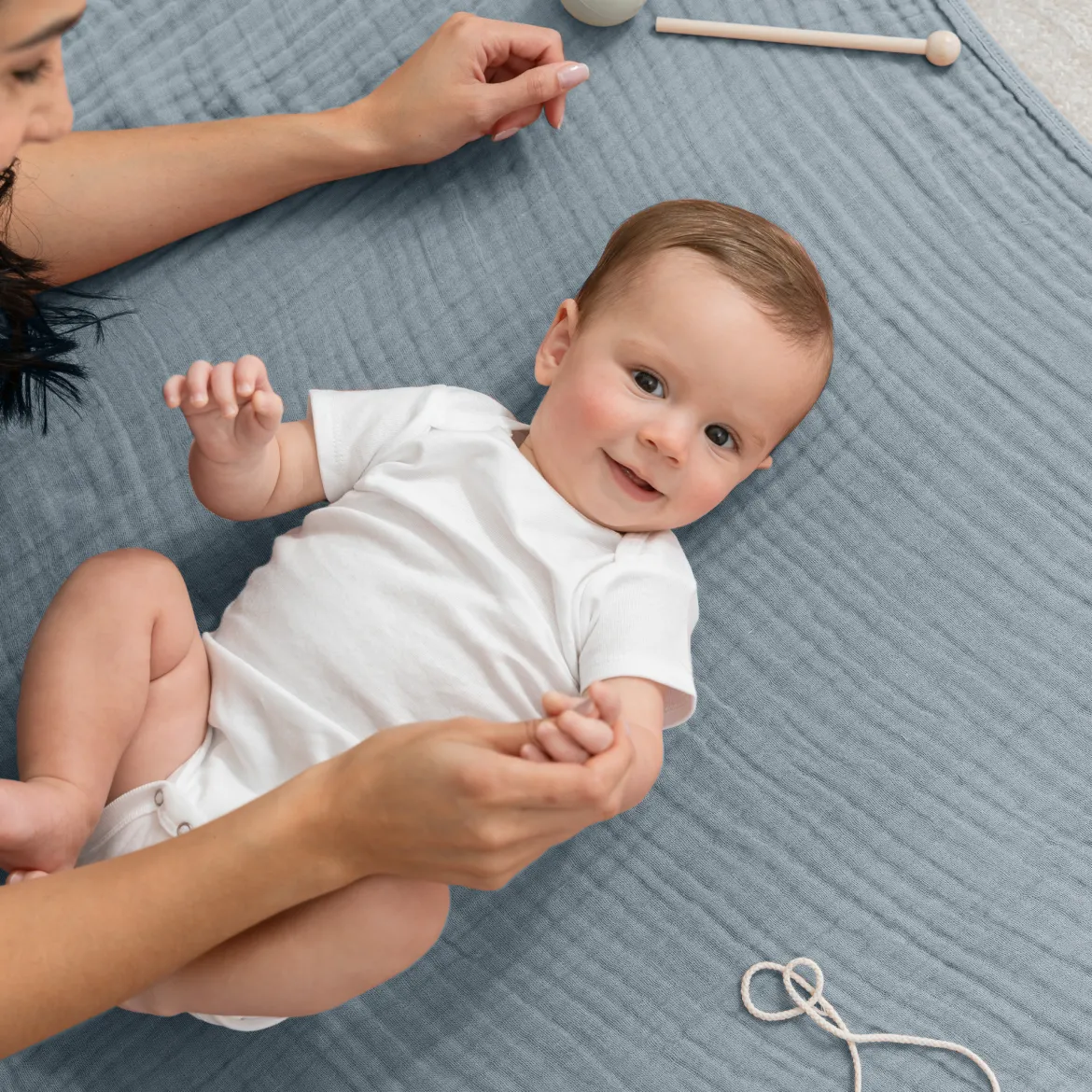 6-Layer Cotton Muslin Baby Blanket