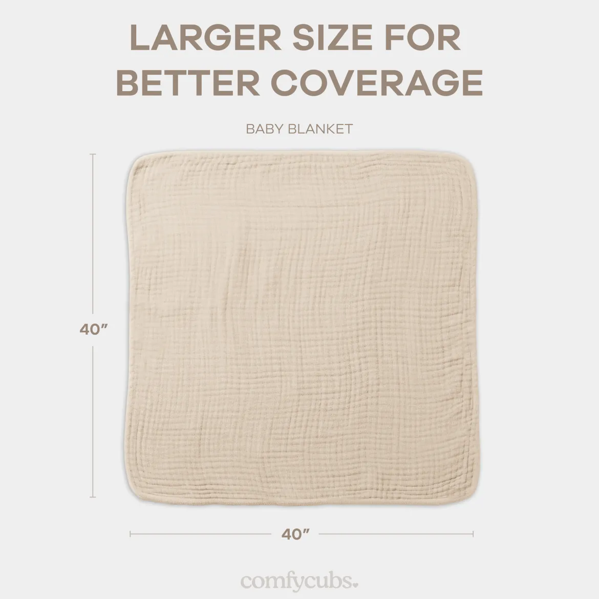 6-Layer Cotton Muslin Baby Blanket