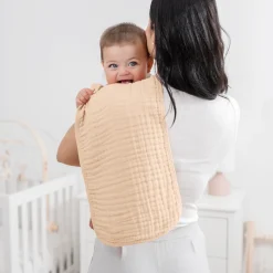 6-Layer Muslin Burp Cloths Set (10 Pack)