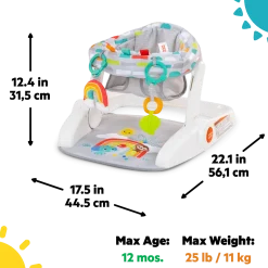 Learn-to-Sit 2-Position Baby Floor Seat