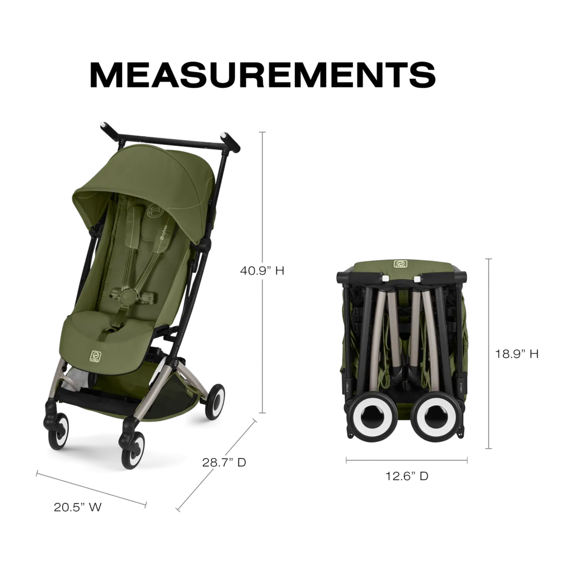 LIBELLE Ultra Lightweight Travel Stroller
