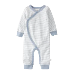 Little Planet Organic Cotton Wrap Sleep & Play Pajamas in Stripes