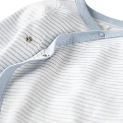 Little Planet Organic Cotton Wrap Sleep & Play Pajamas in Stripes