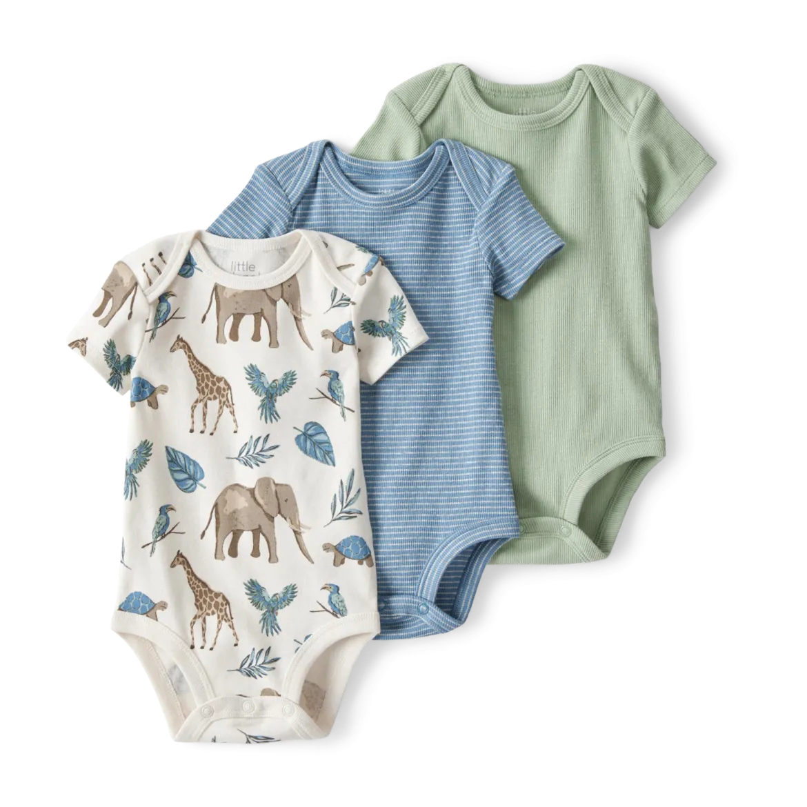 Little Planet 3-Pack Organic Cotton Bodysuits