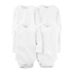 Long-Sleeve Bodysuits (4 Pack)