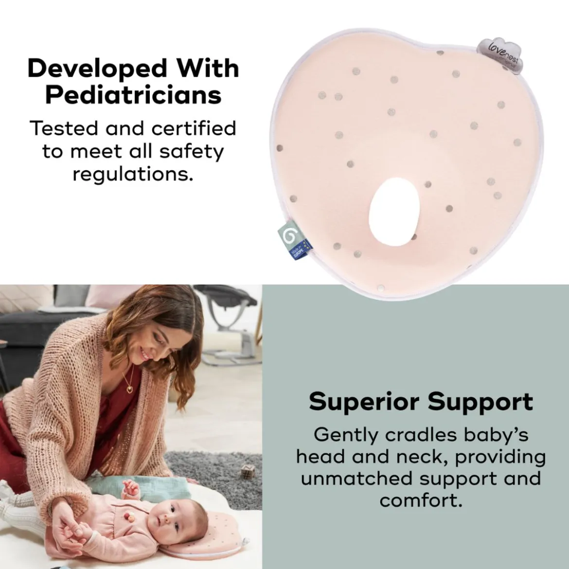 Lovenest Organic Infant Headrest
