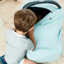 LUXE Protection Bamboo Rayon Multi-Use Antimicrobial Air Filtering Infant Cover