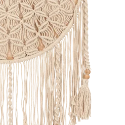 Macrame Toy Storage Basket with Tassels