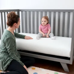 Mini Crib Size Breathe Safe Breathable Mattress