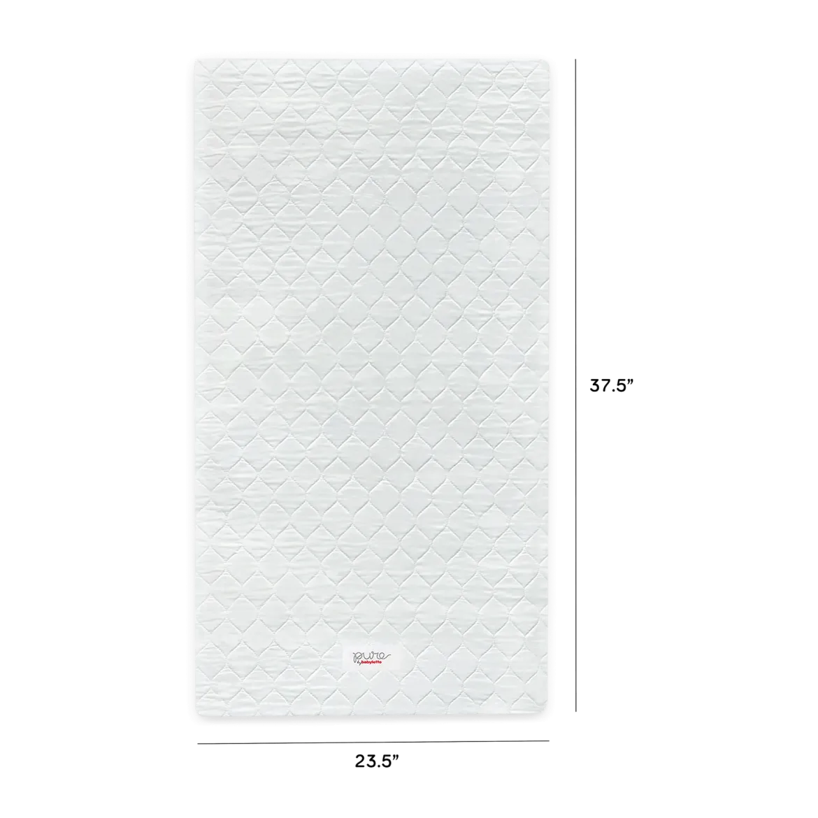Mini Crib Size Pure Core Mattress with Hybrid Waterproof Cover