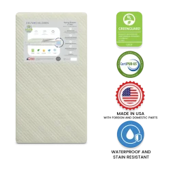 Mini Crib Size Spring Breeze 4-inch Breathable Mattress