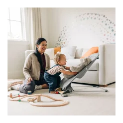 Mira 2-in-1 Bouncer and Seat & Toy Bar Bundle