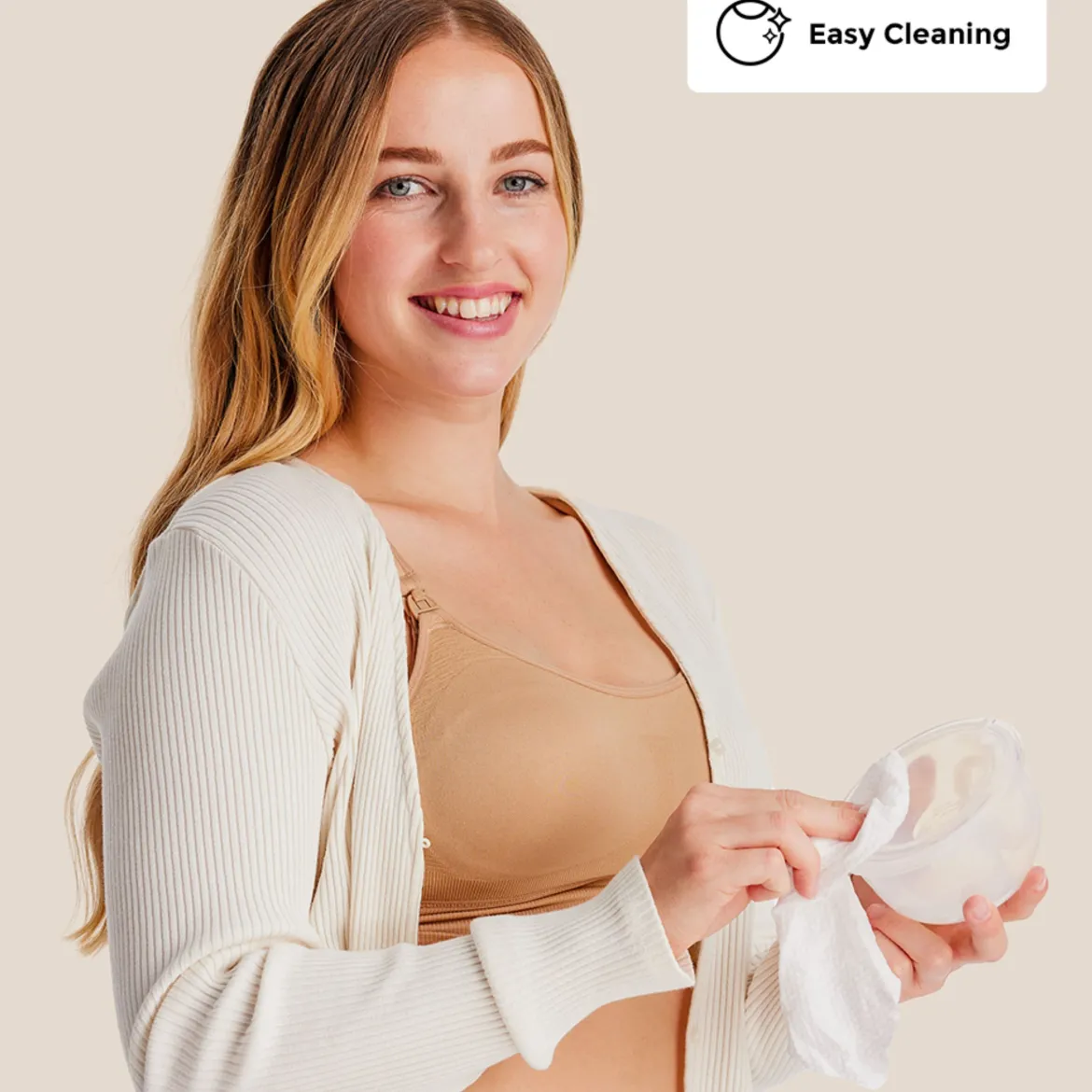 Momcozy Natural Breast Pump Wipes (3 Pack)