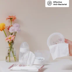 Momcozy Natural Breast Pump Wipes (3 Pack)