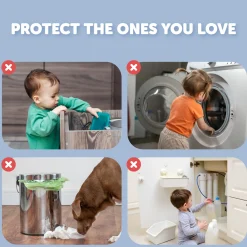 Multi-Purpose Adhesive Child Safety Strap (4-Pack)
