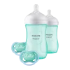Natural Baby Bottle with Natural Response Nipple Teal Baby Gift Set