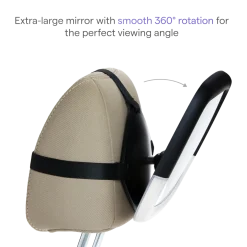 Night Light In-Sight Pivot Car Back Seat Mirror