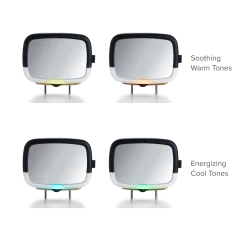Night Light In-Sight Pivot Car Back Seat Mirror