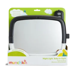 Night Light In-Sight Pivot Car Back Seat Mirror