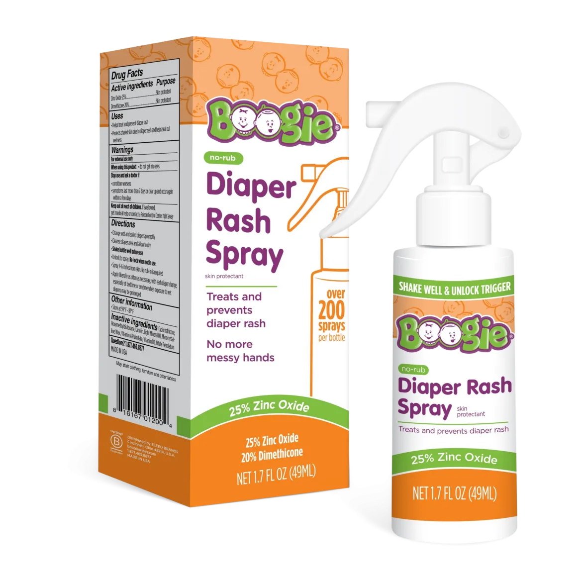 No-Rub Diaper Rash Spray