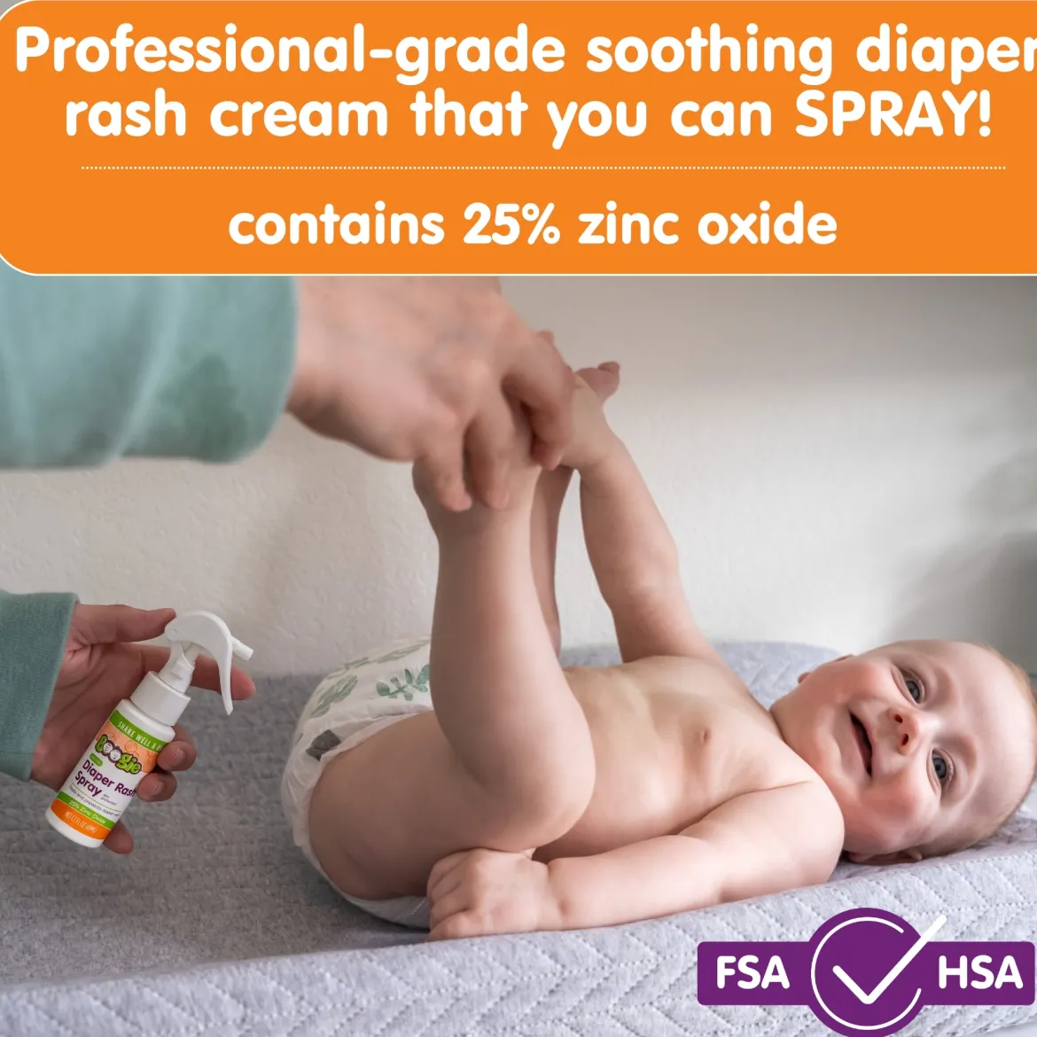 No-Rub Diaper Rash Spray