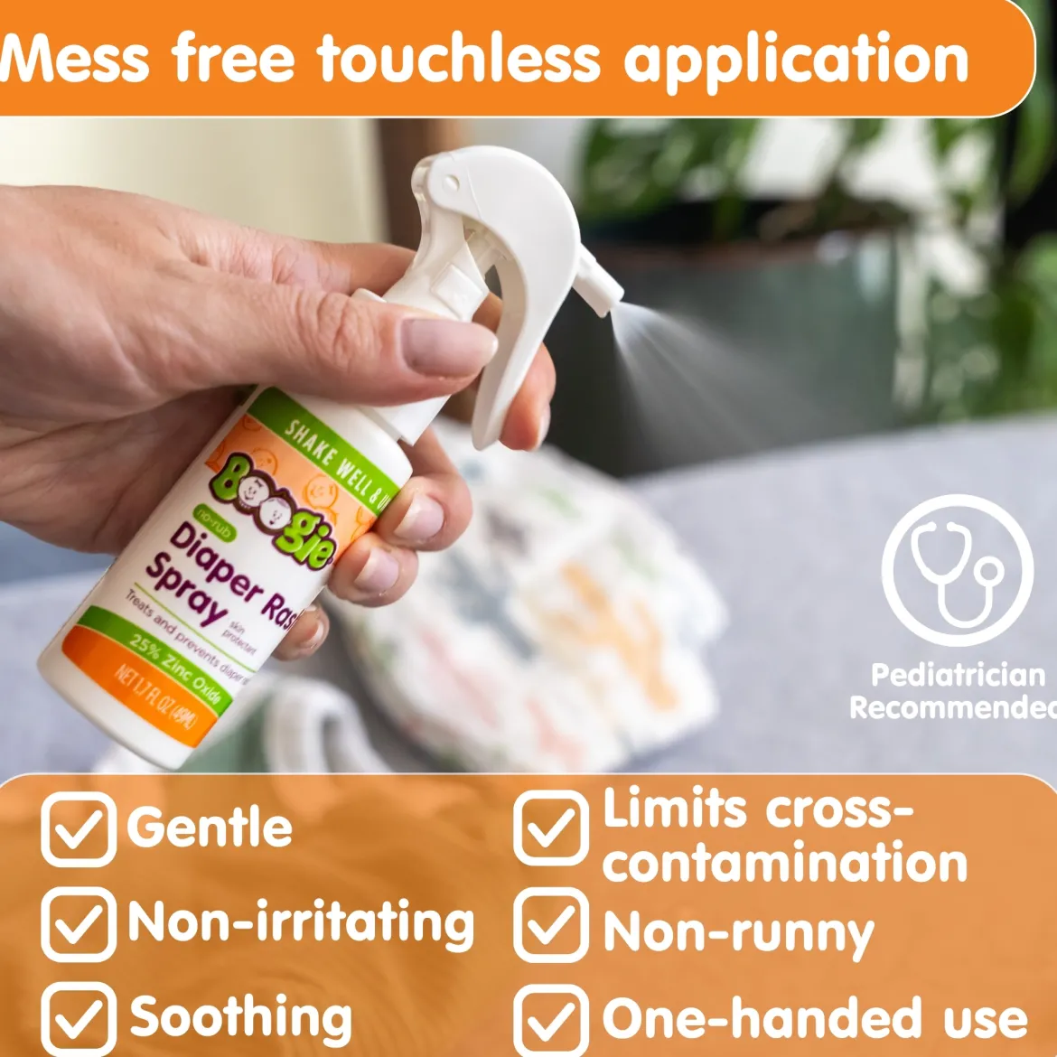 No-Rub Diaper Rash Spray