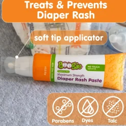 No-Touch Maximum Strength Diaper Rash Cream with Spatula Applicator in Tube