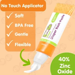 No-Touch Maximum Strength Diaper Rash Cream with Spatula Applicator in Tube
