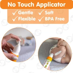 No-Touch Maximum Strength Diaper Rash Cream with Spatula Applicator in Tube
