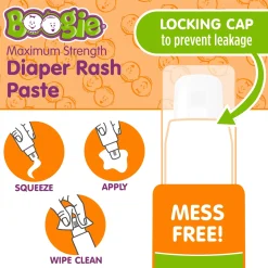 No-Touch Maximum Strength Diaper Rash Cream with Spatula Applicator in Tube