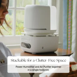 Nursery Humidifier + Air Purifier Tower